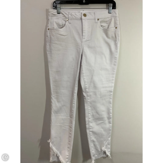 Jeans Straight By 1822 Denim In White Denim, Size: 10