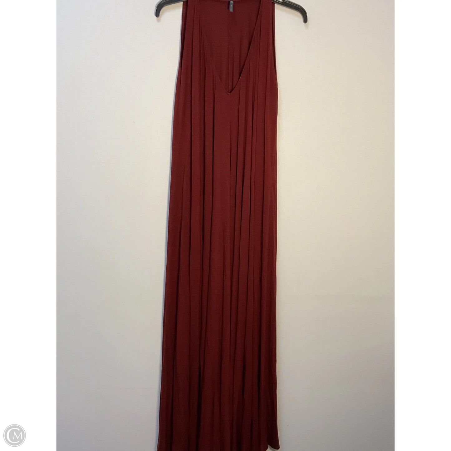 Dress Casual Maxi By Cmc In Maroon, Size: S