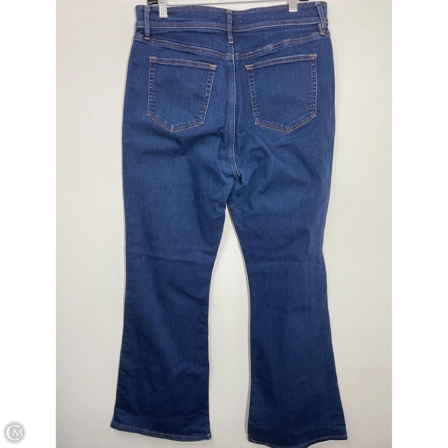Jeans Boot Cut By Loft In Blue Denim, Size: 14