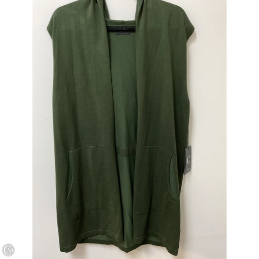 Vest Sweater By Cyrus Knits In Green, Size: 1x