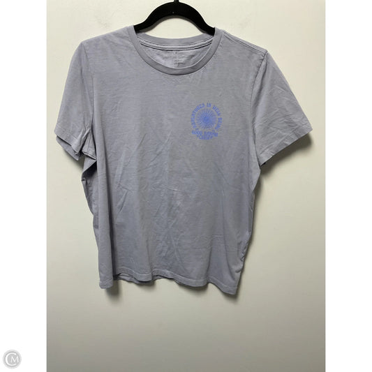 Top Short Sleeve Basic By Spiritual Gangster In Purple, Size: M