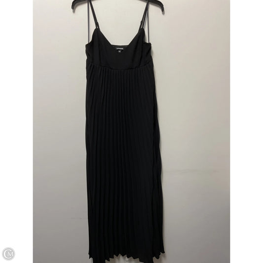 Dress Party Long By Express In Black, Size: Xs