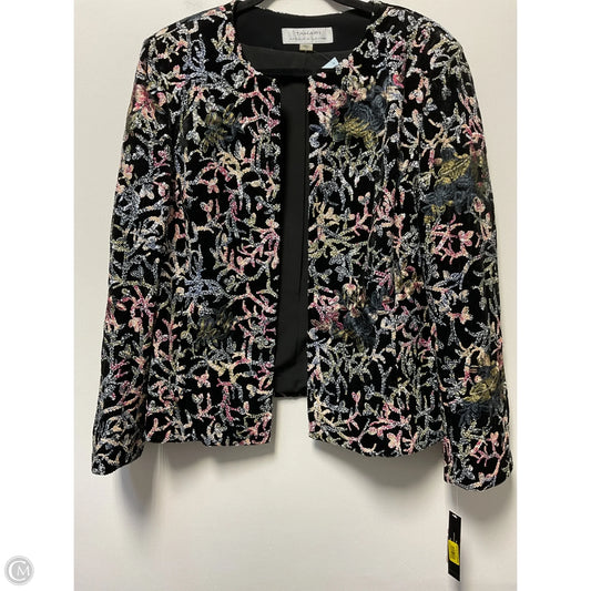 Jacket Other By Tahari By Arthur Levine In Black & Pink, Size: Xl