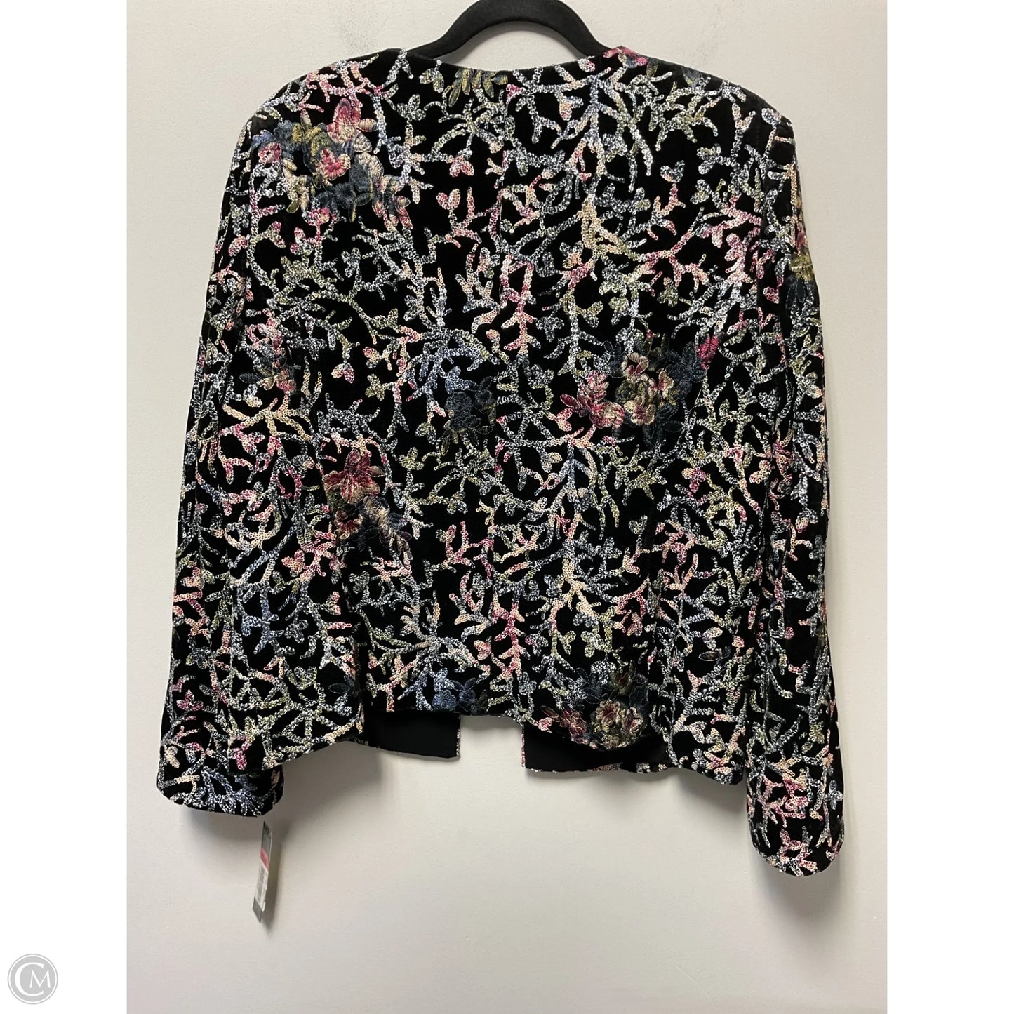 Jacket Other By Tahari By Arthur Levine In Black & Pink, Size: Xl