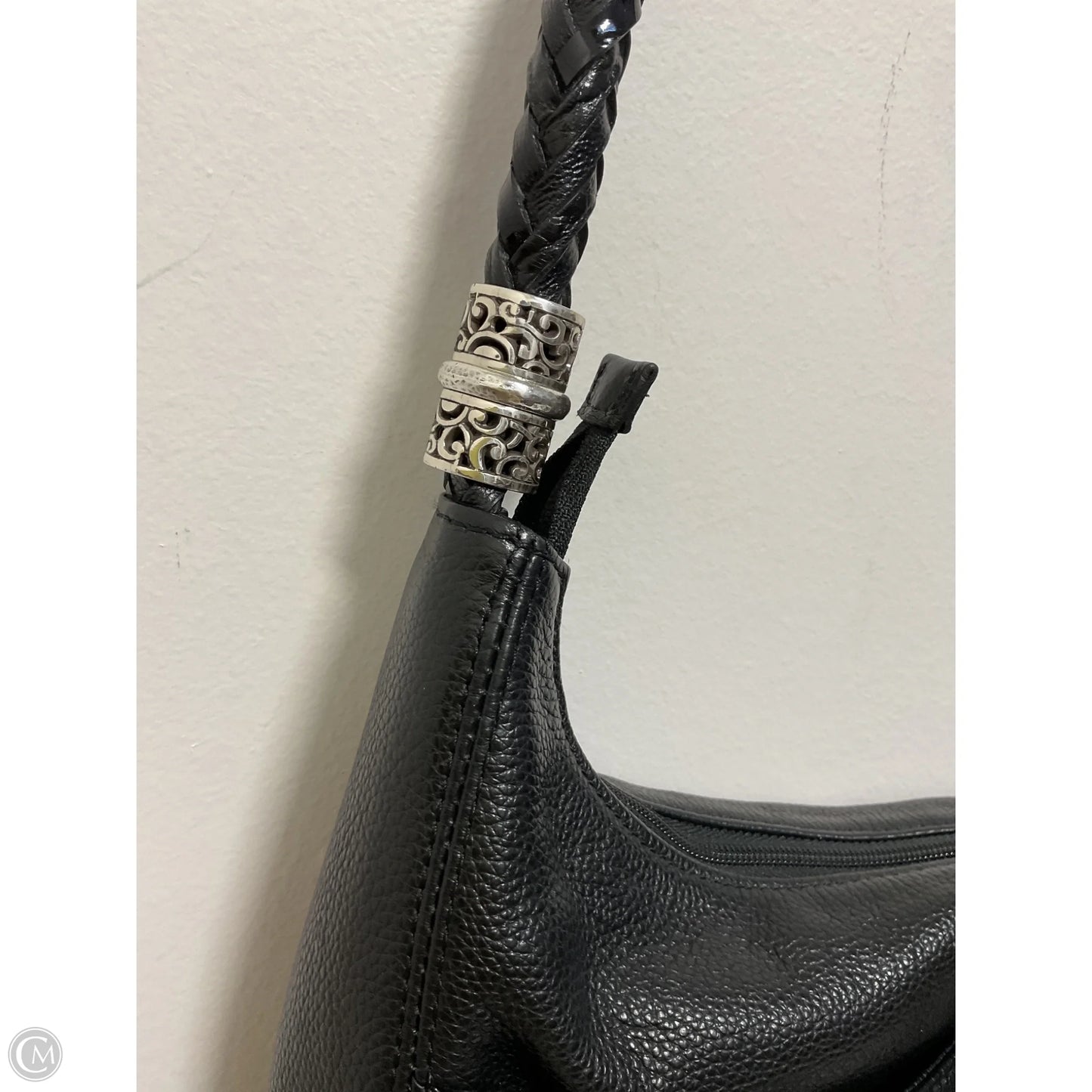 Handbag Leather By Brighton, Size: Large