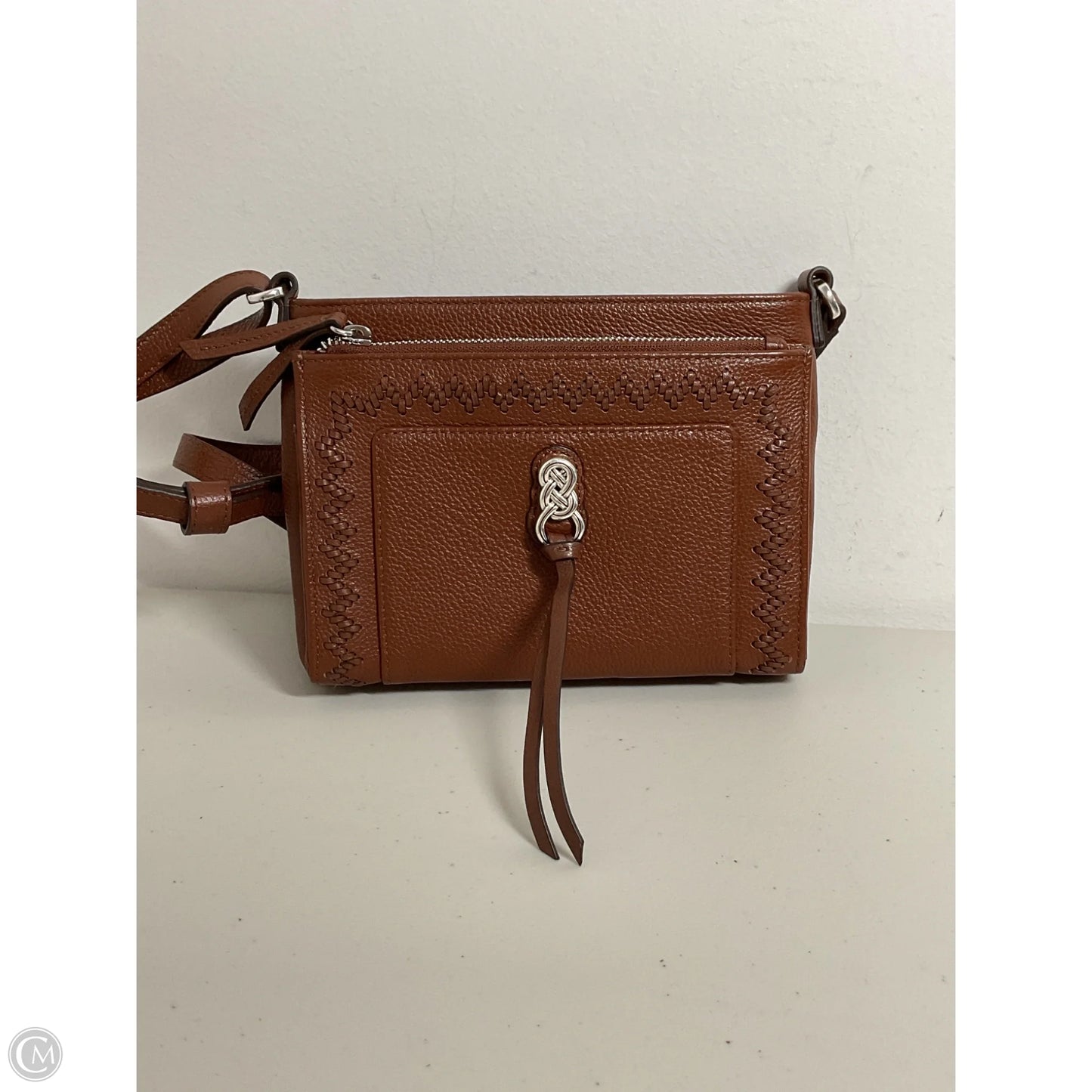 Crossbody Leather By Brighton, Size: Medium