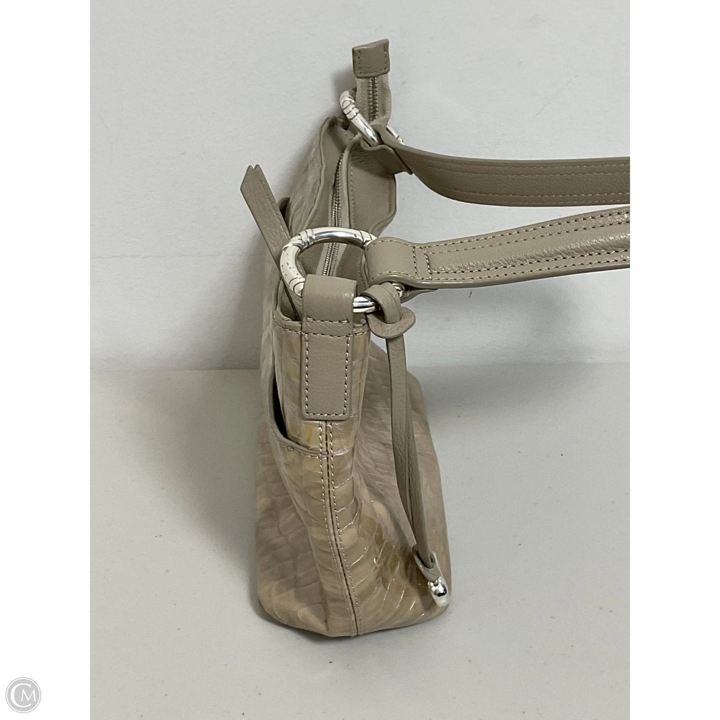 Handbag Leather By Brighton, Size: Medium