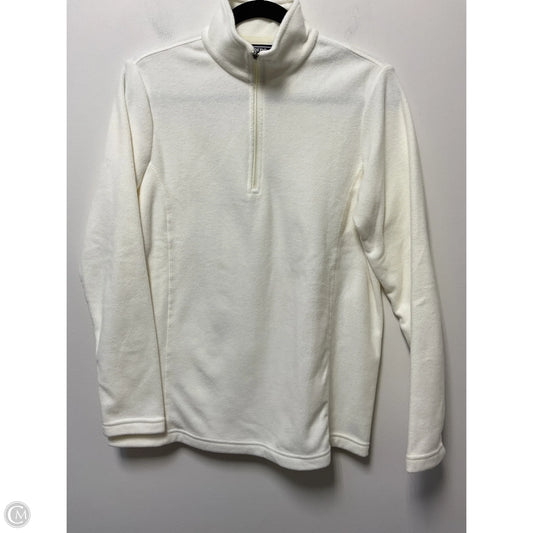Athletic Fleece By Lands End In Cream, Size: S