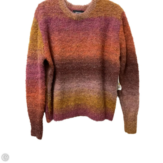 Sweater By Karen Kane In Orange & Pink, Size: M