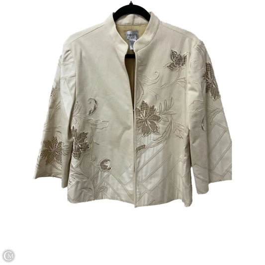 Blazer By Chicos In Cream, Size: M