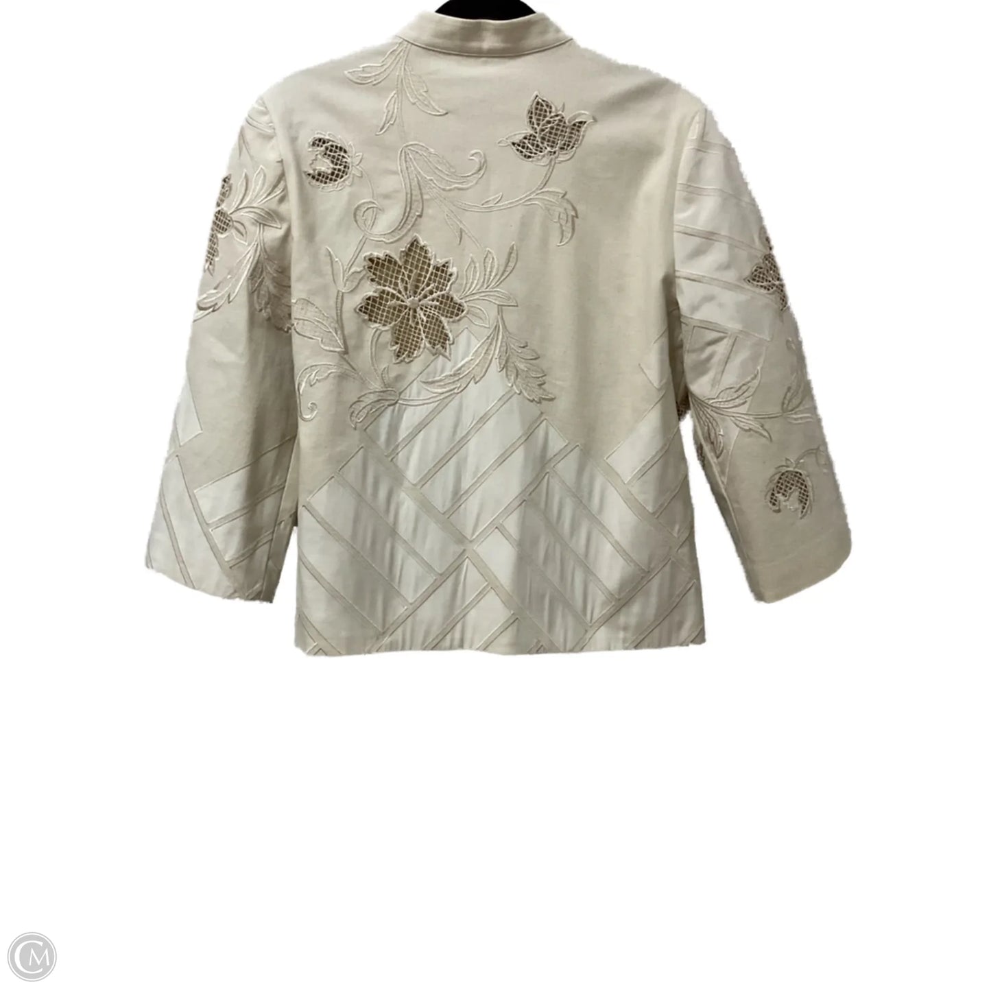 Blazer By Chicos In Cream, Size: M