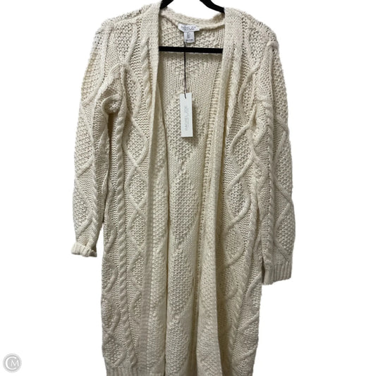 Sweater Cardigan By Rachel Zoe In Cream, Size: L