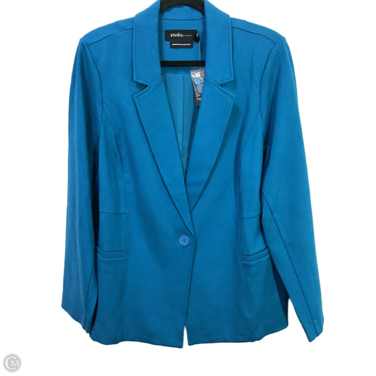 Blazer By Torrid In Blue, Size: 2x