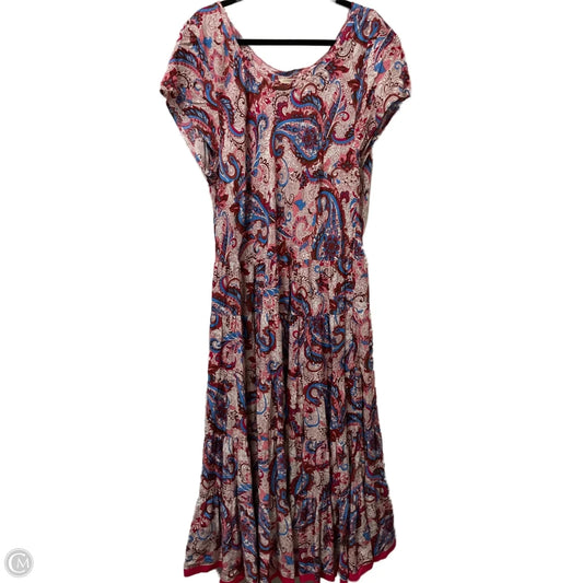 Dress Casual Maxi By Soft Surroundings In Paisley Print, Size: 1x