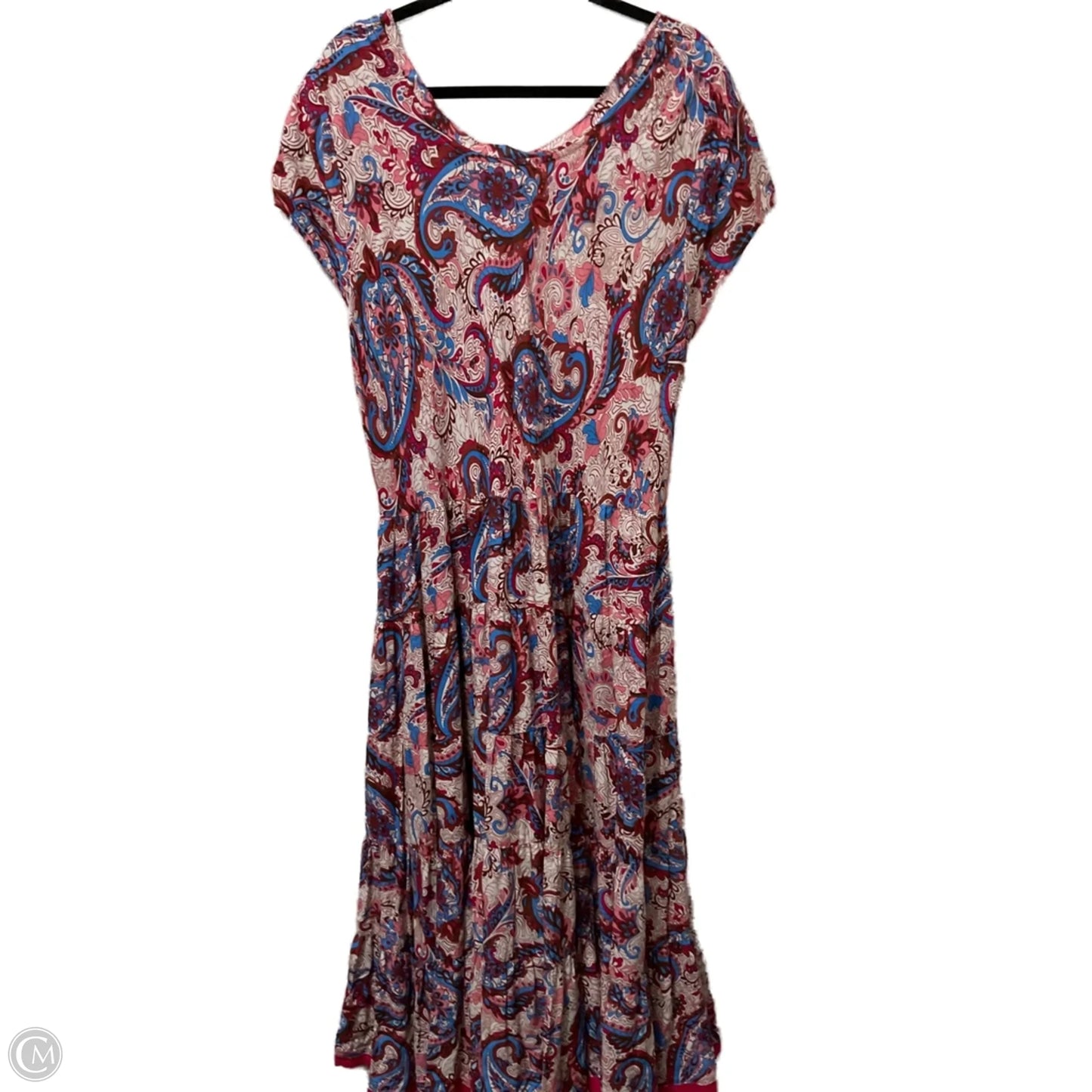 Dress Casual Maxi By Soft Surroundings In Paisley Print, Size: 1x