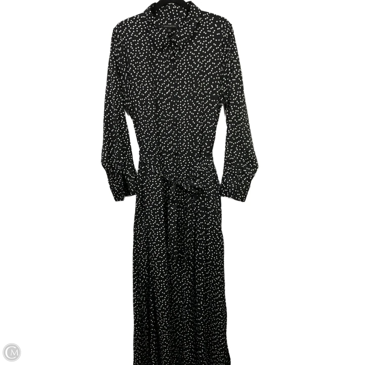 Dress Casual Maxi By Banana Republic In Polkadot Pattern, Size: Xl