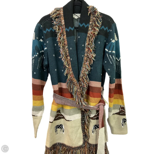 Sweater Cardigan By Idyllwind In Multi-colored, Size: L