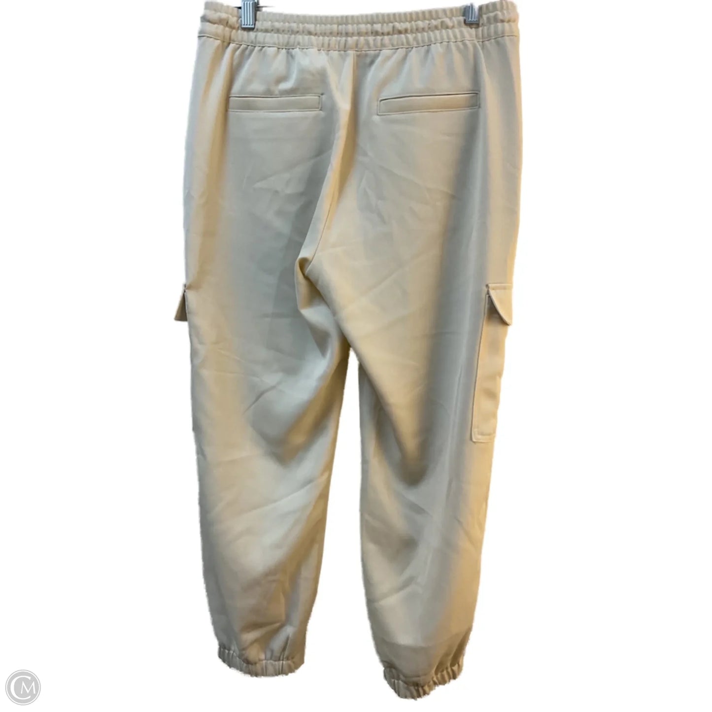 Athletic Pants By Banana Republic In Cream, Size: M