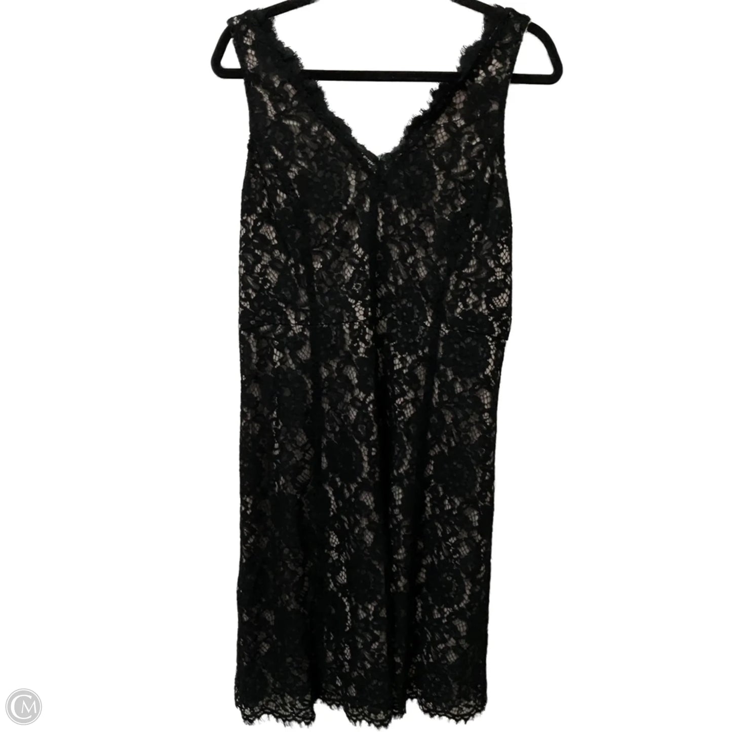 Dress Party Midi By Loft In Black, Size: M