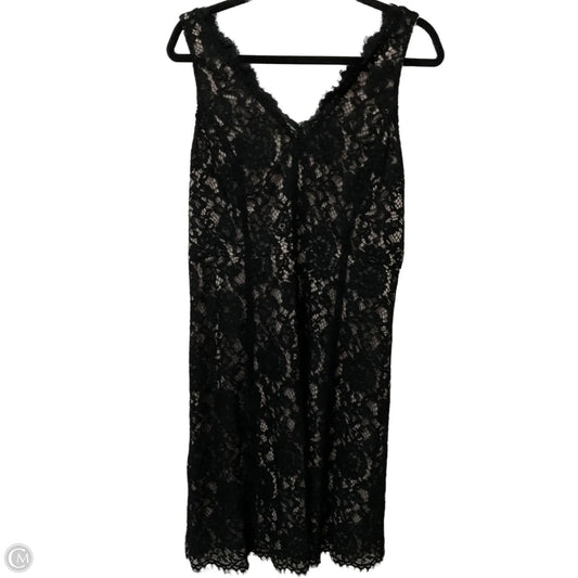 Dress Party Midi By Loft In Black, Size: M