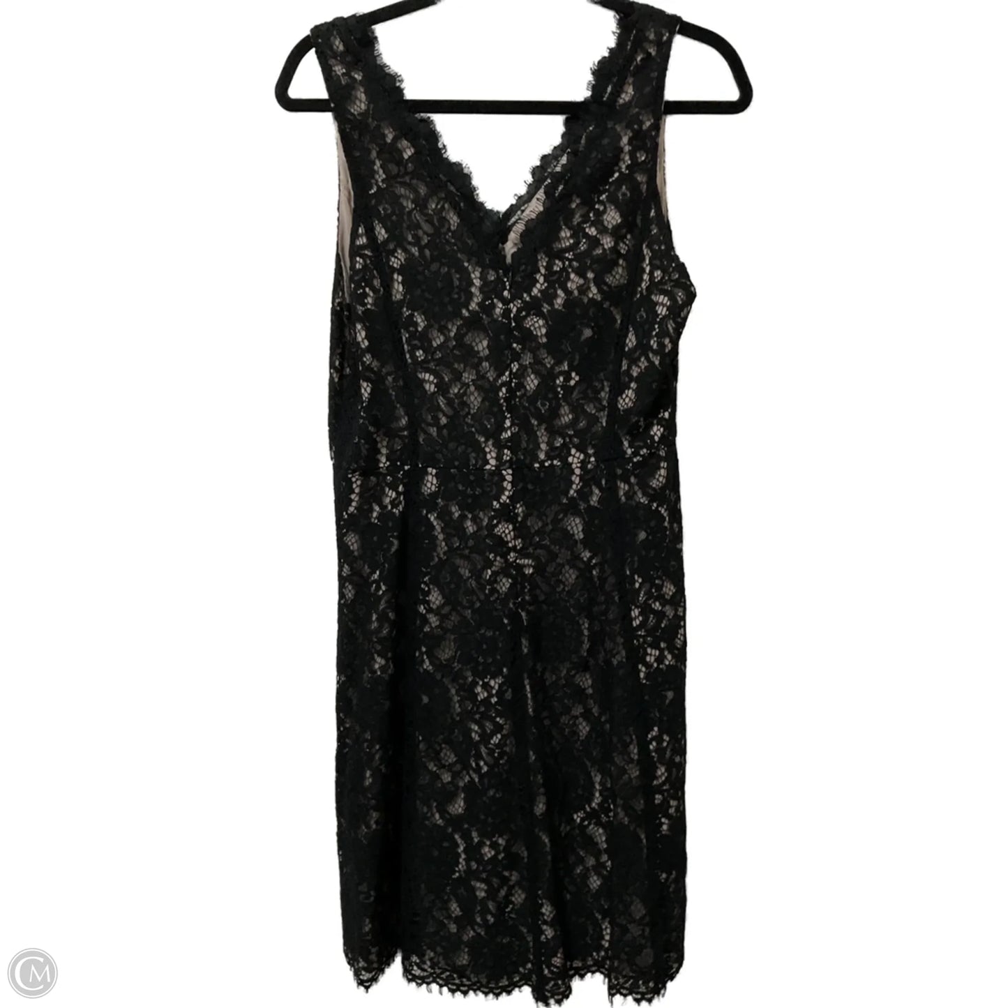 Dress Party Midi By Loft In Black, Size: M