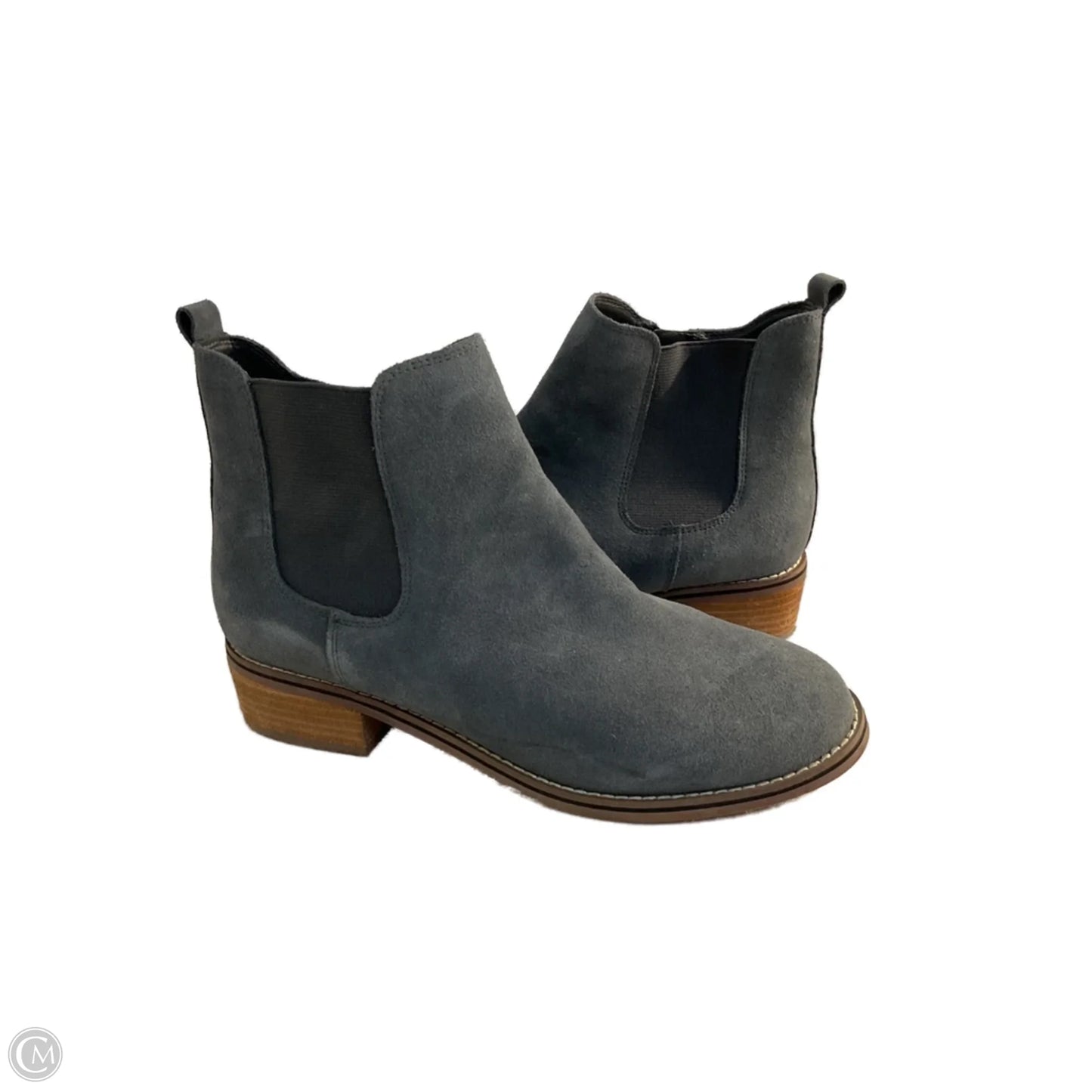 Boots Ankle Flats By Aqua In Grey, Size: 8.5