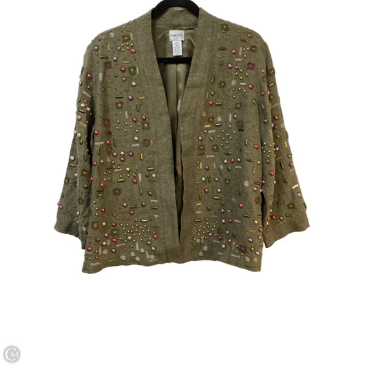 Jacket Other By Chicos In Gold, Size: L