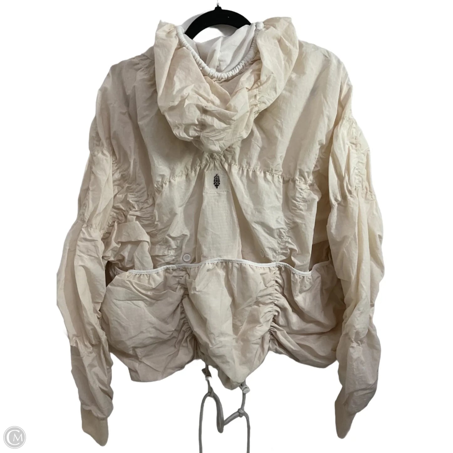 Athletic Jacket By Free People In Beige, Size: S