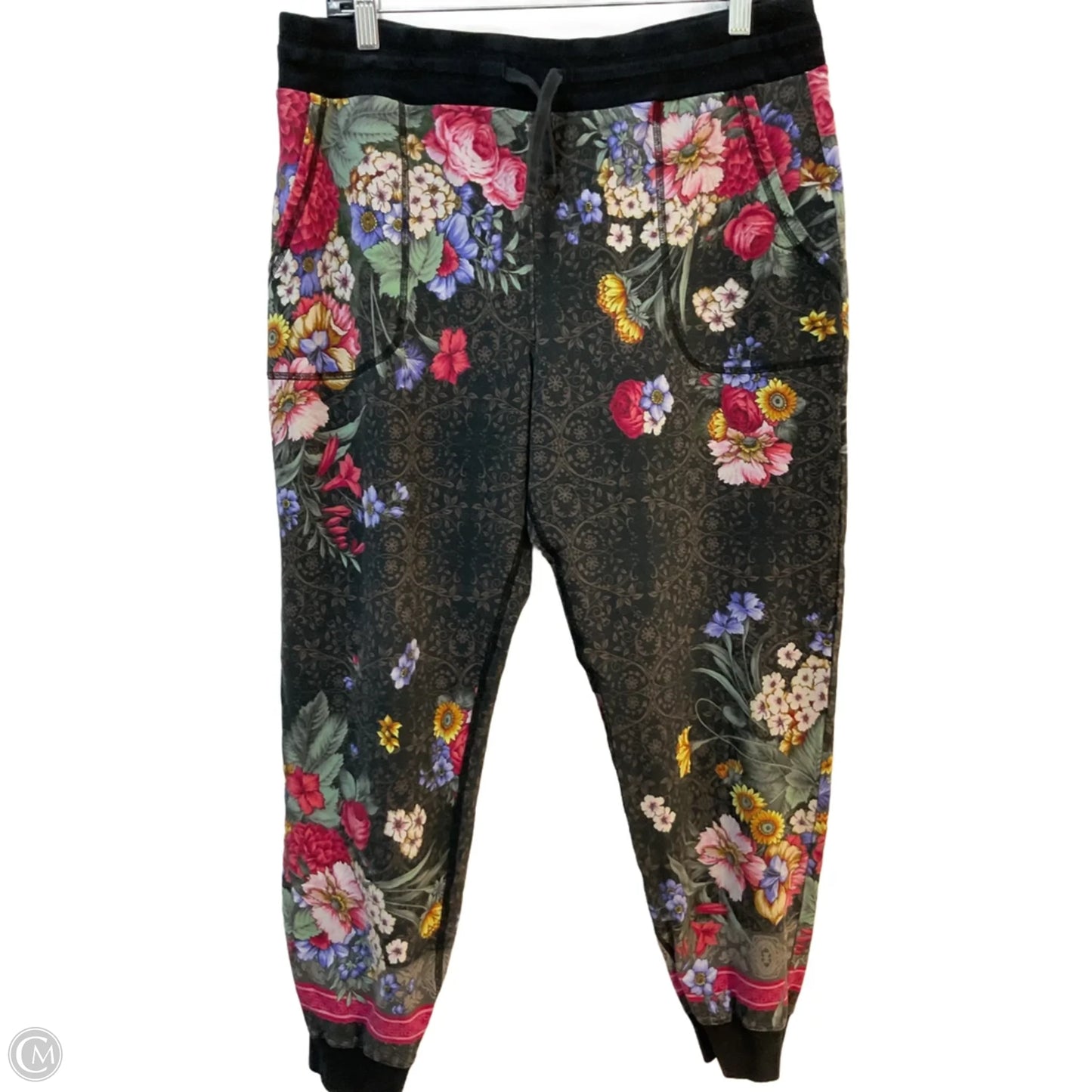 Pants Lounge By Johnny Was In Floral Print, Size: L
