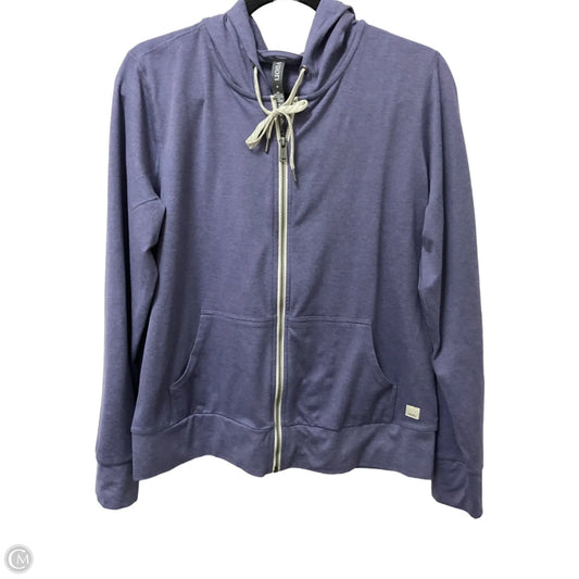 Sweatshirt Hoodie By Vuori In Purple, Size: M