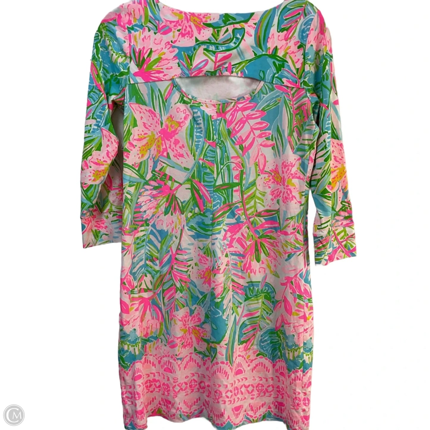 Dress Designer By Lilly Pulitzer In Blue & Pink, Size: S