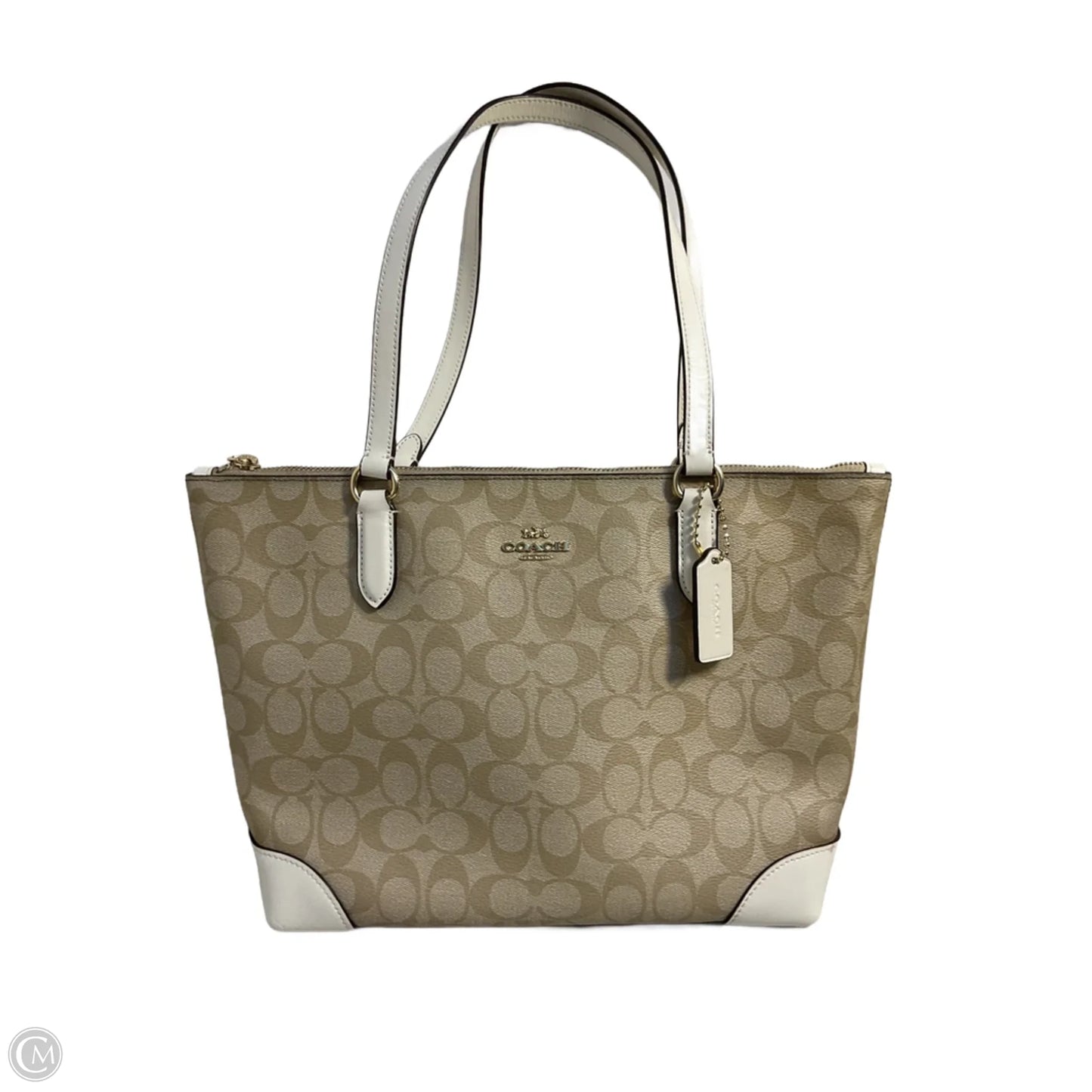 Tote Designer By Coach, Size: Medium