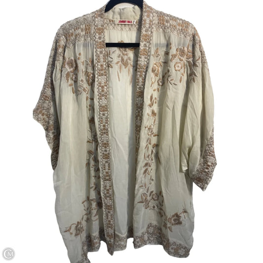 Kimono By Johnny Was In Beige, Size: M