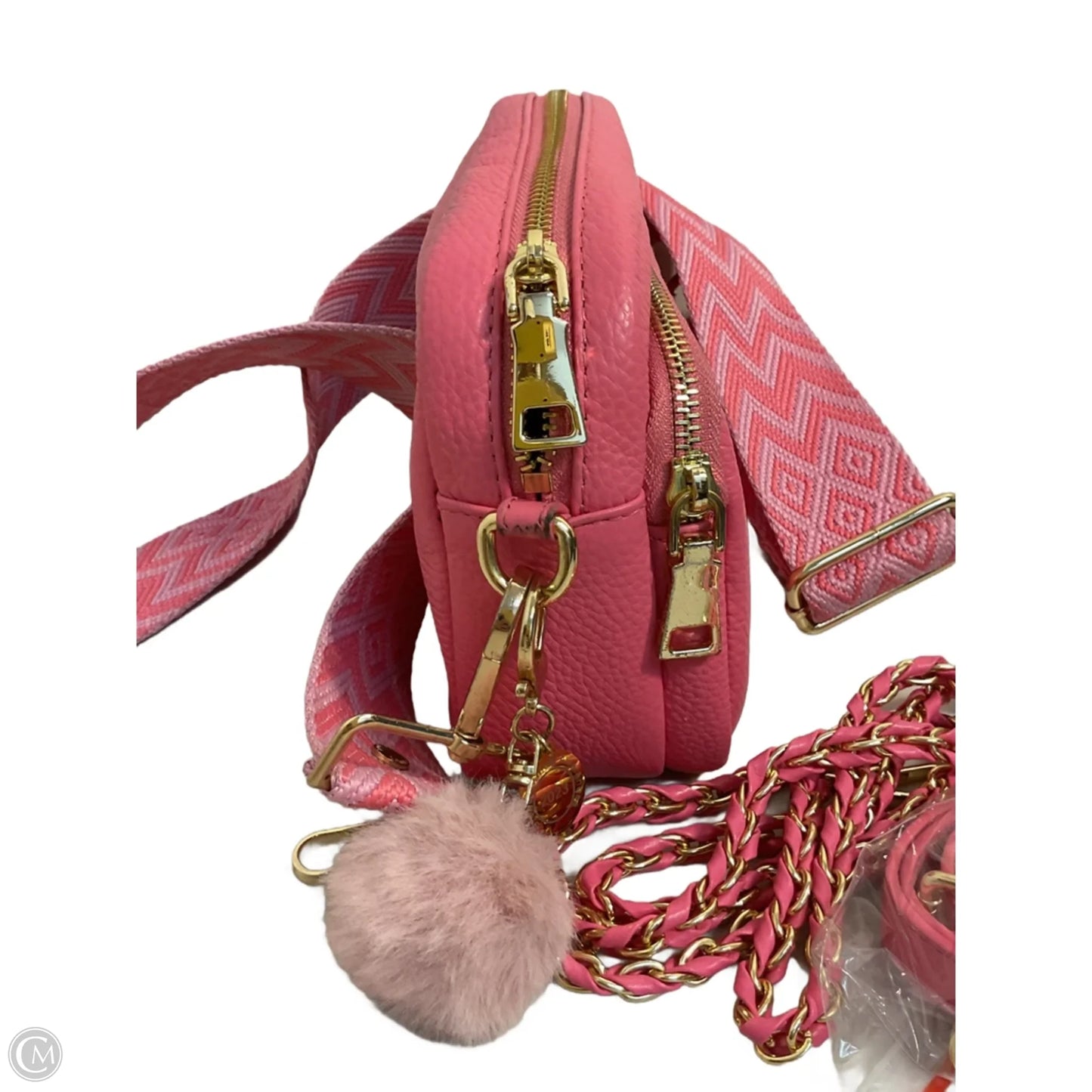 Crossbody Leather By Cma, Size: Medium