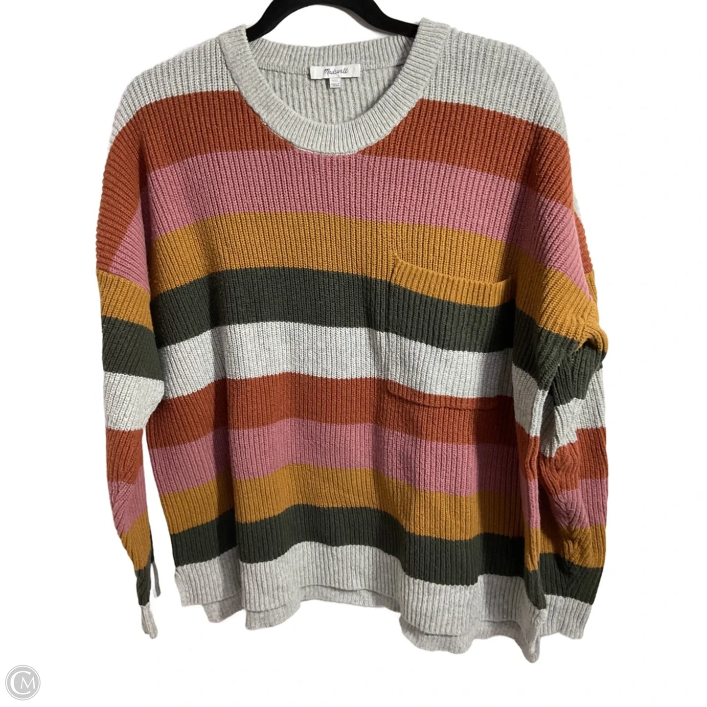 Sweater By Madewell In Striped Pattern, Size: Xxl