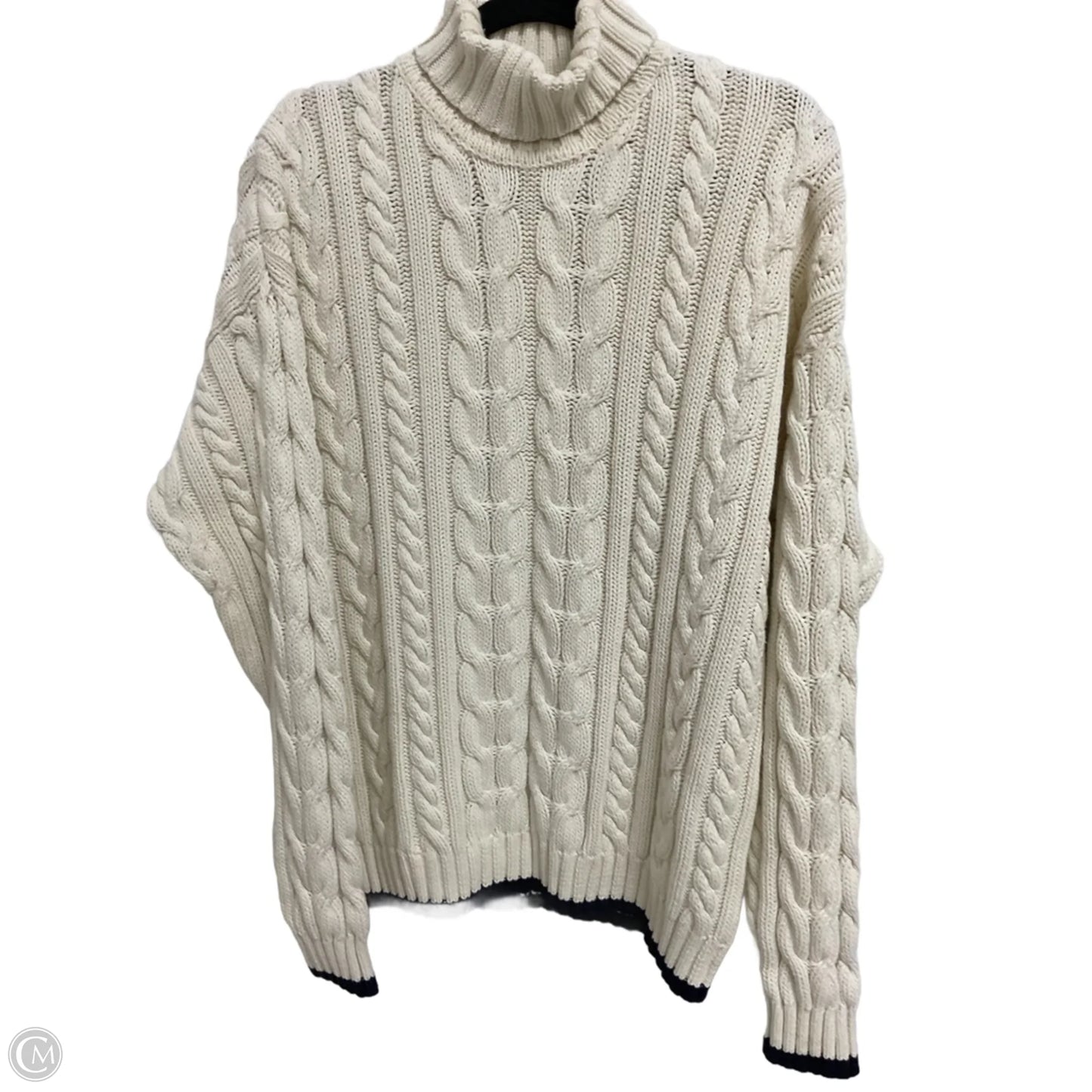 Sweater By Trader Bay In Cream, Size: L