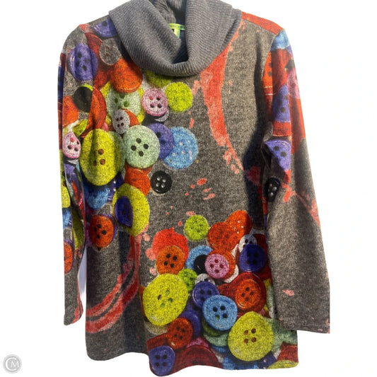 Dress Sweater By Clothes Mentor In Multi-colored, Size: M