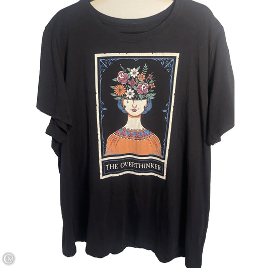 Top Short Sleeve Basic By Torrid In Black, Size: 3x