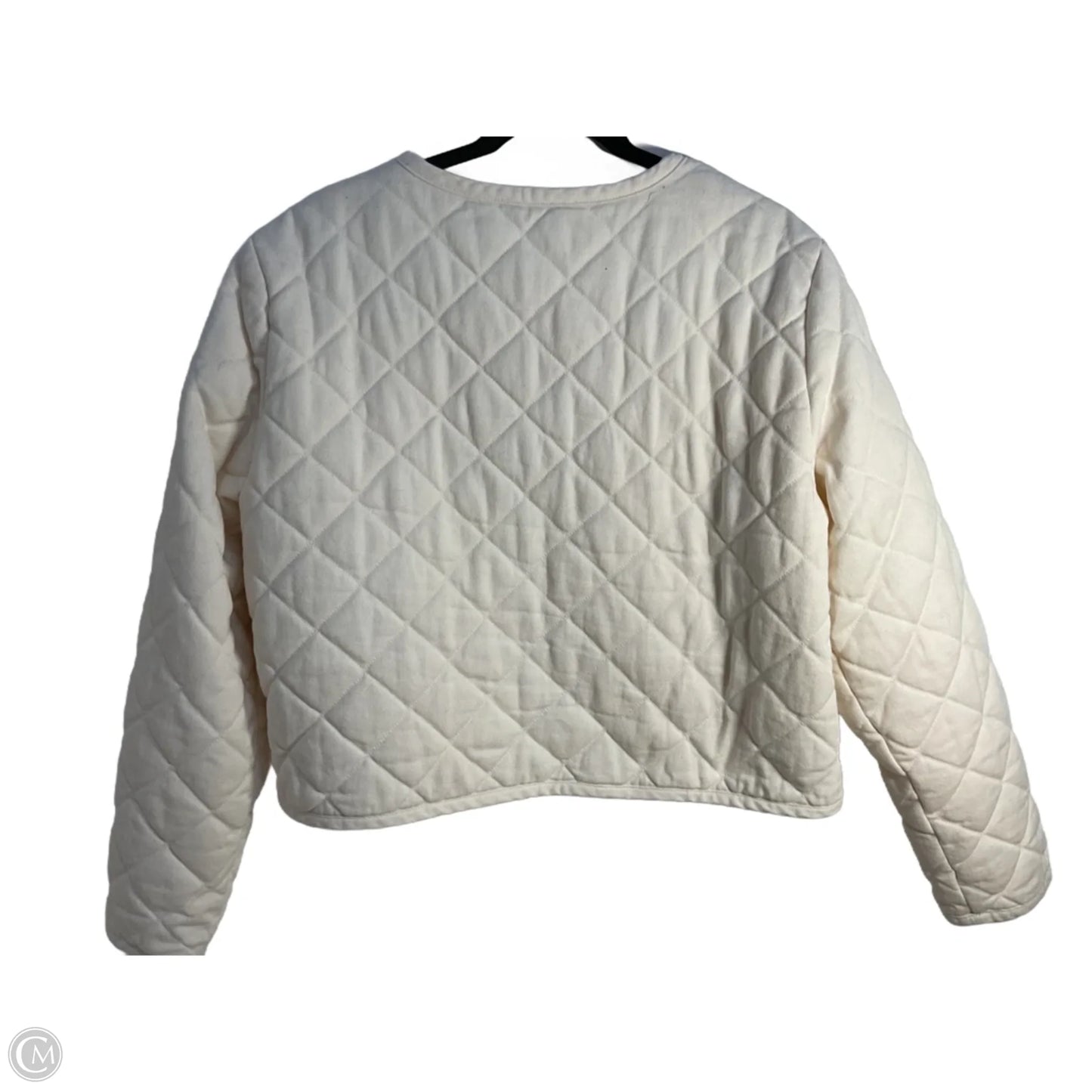 Jacket Puffer & Quilted By Rachel Zoe In Cream, Size: Xl