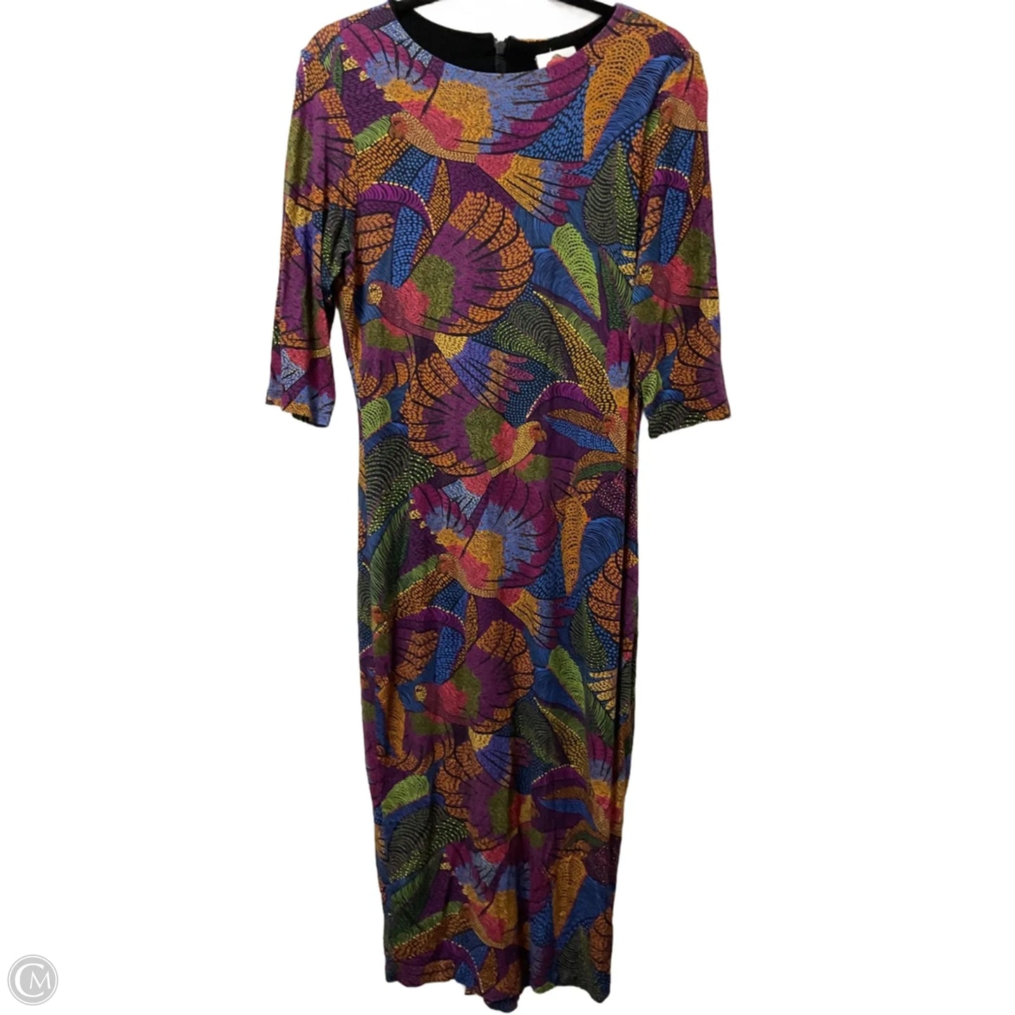 Dress Casual Midi By Farm Rio In Tropical Print, Size: M