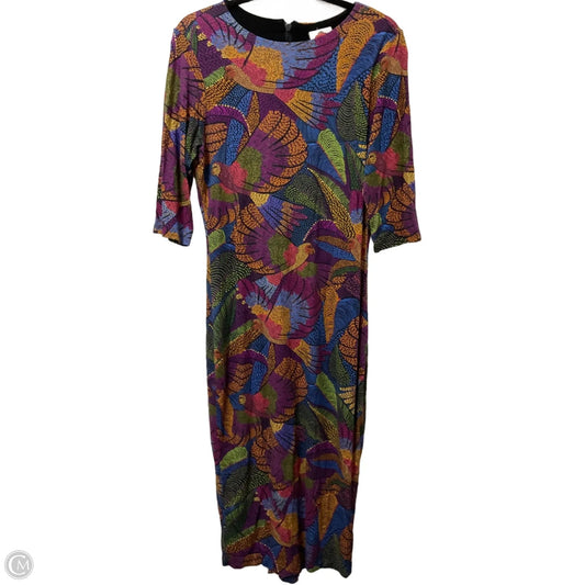 Dress Casual Midi By Farm Rio In Tropical Print, Size: M