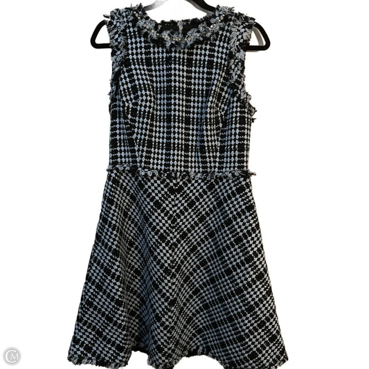 Dress Designer By Kate Spade In Black & Blue, Size: 8