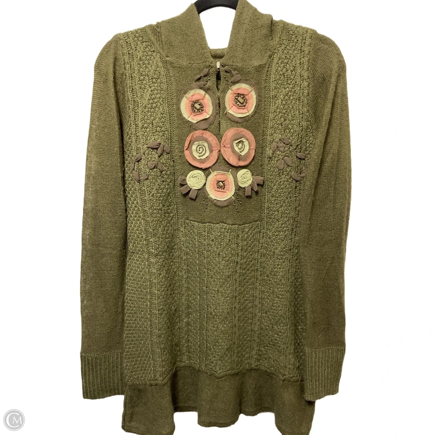 Dress Sweater By Clothes Mentor In Green, Size: S