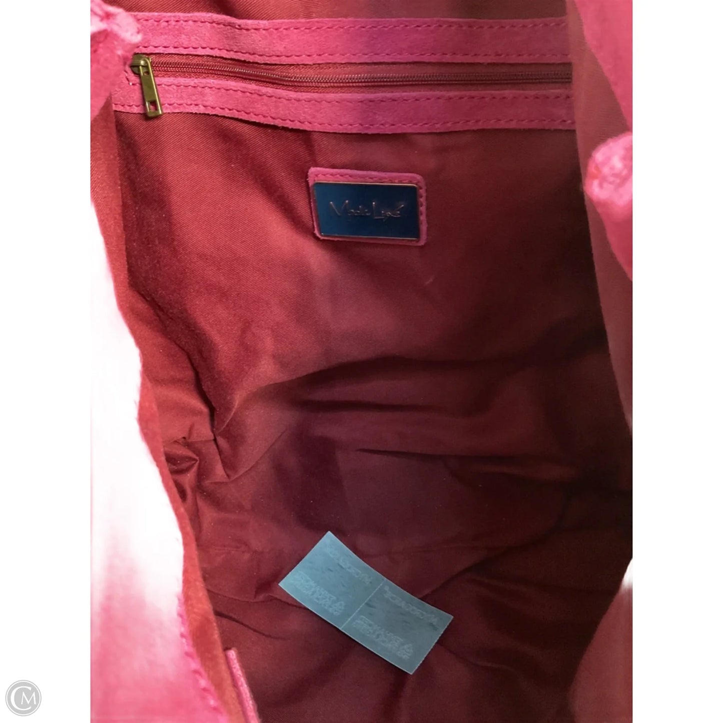 Tote Leather By Clothes Mentor, Size: Large