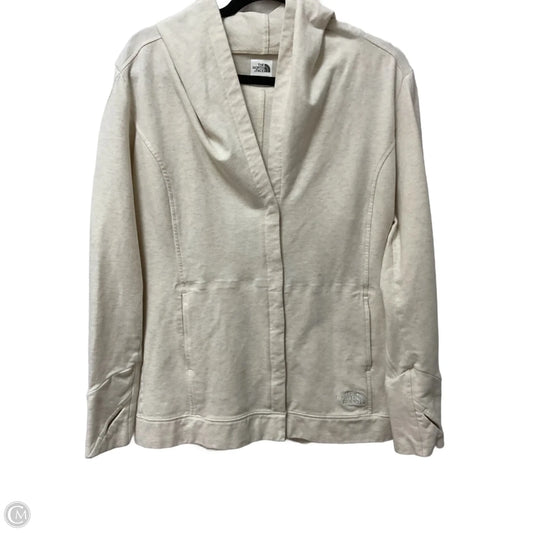 Athletic Jacket By The North Face In Cream, Size: M