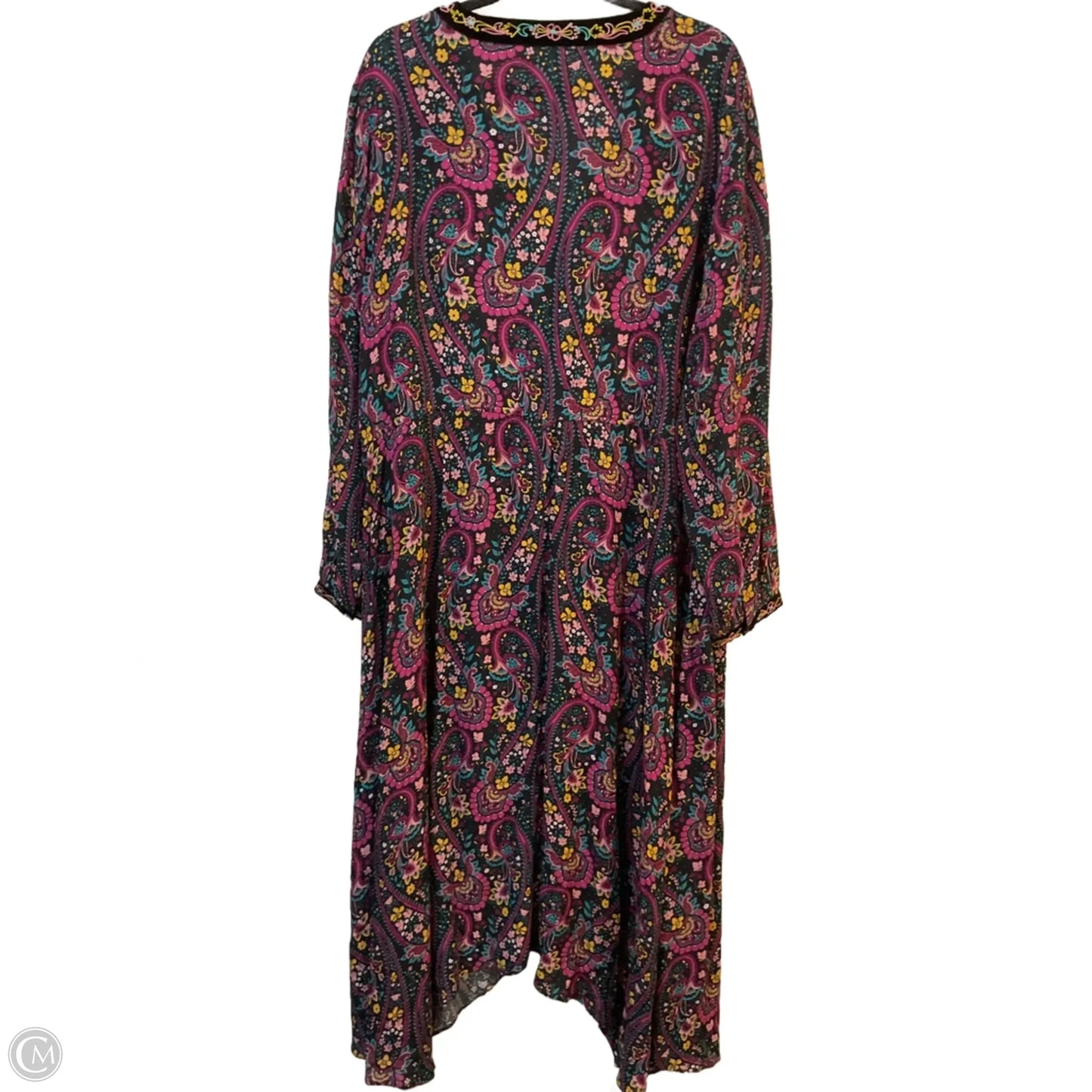 Dress Party Long By Soft Surroundings In Paisley Print, Size: 2x