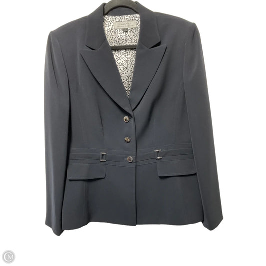 Blazer By T Tahari In Navy, Size: L
