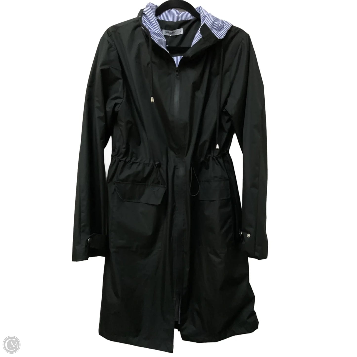 Jacket Windbreaker By Clothes Mentor In Black, Size: M