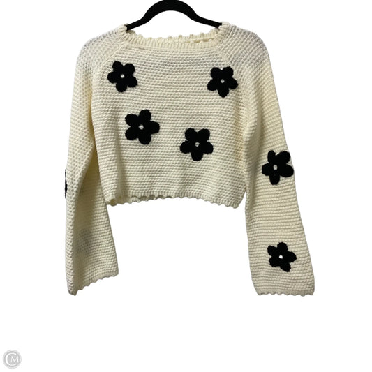 Sweater By En Creme In Black & Cream, Size: S