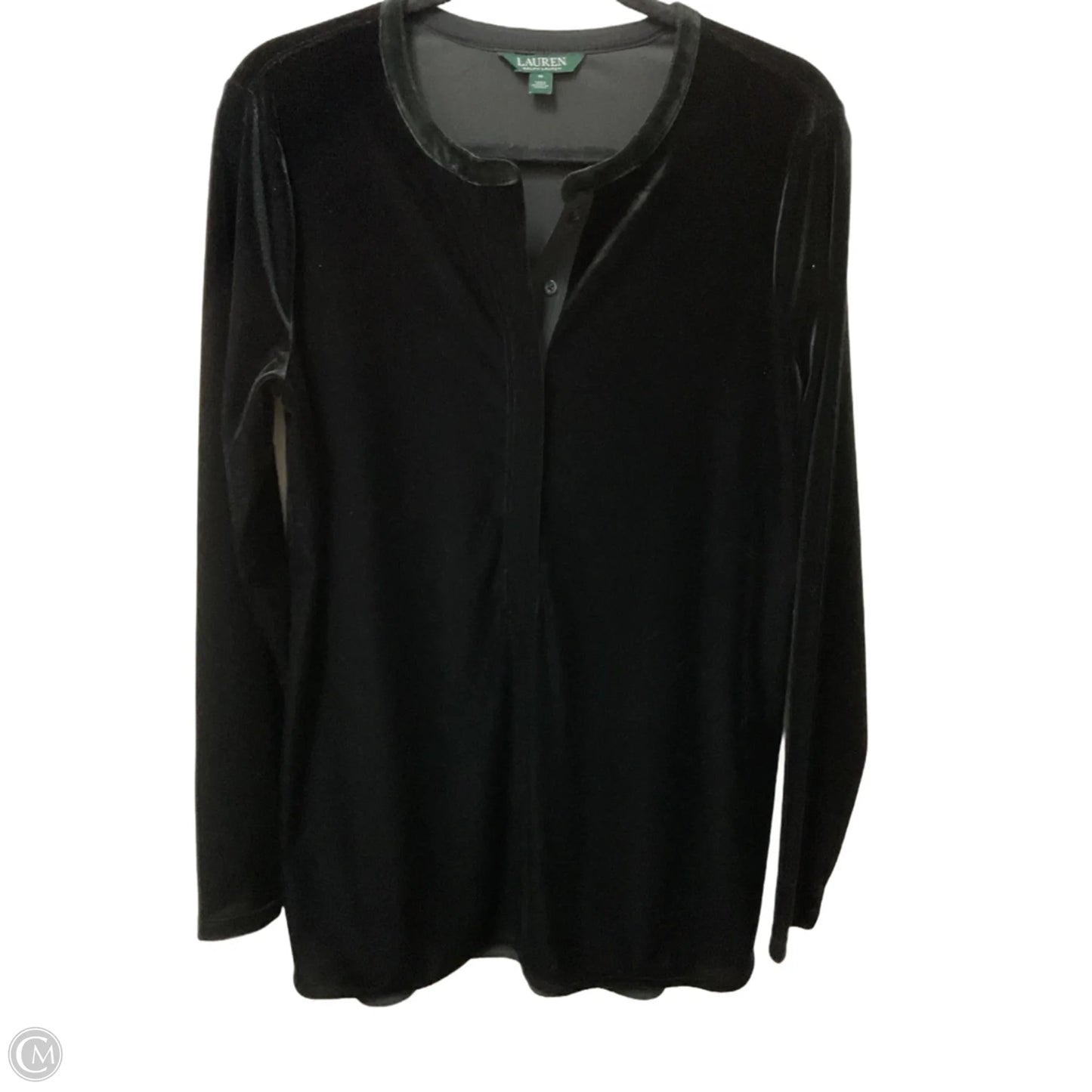 Tunic Long Sleeve By Lauren By Ralph Lauren In Green, Size: M